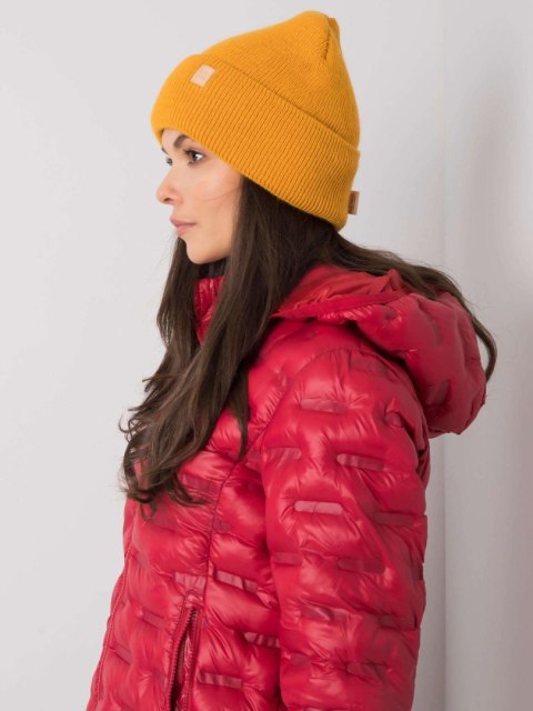 Czapka JK-CZ-29.13 ciemny żółty Czapka JK-CZ-29.13 ciemny żółty