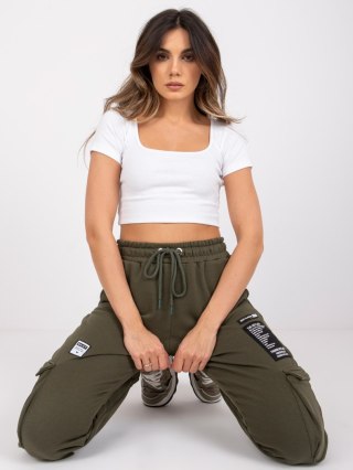 Spodnie dresowe RV-DR-7461.03 khaki S/M