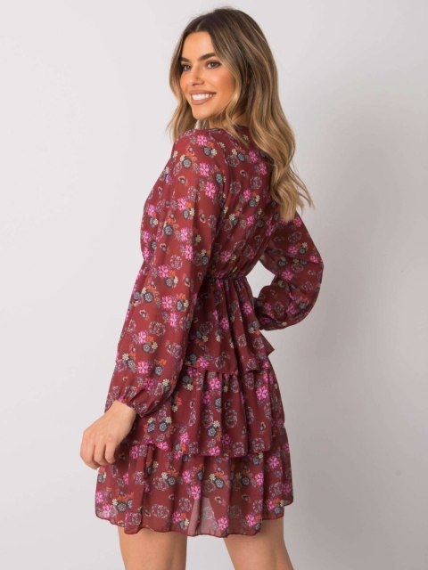 Sukienka WN-SK-21049.38X bordowy L/XL Sukienka WN-SK-21049.38X bordowy L/XL