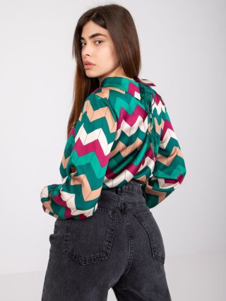 Bluzka DHJ-BZ-12311.49P ciemny zielony