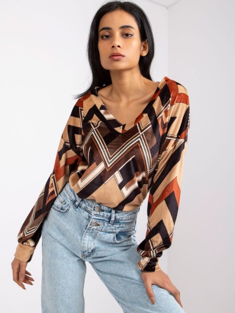 Bluzka DHJ-BZ-6550-4.40 camelowy