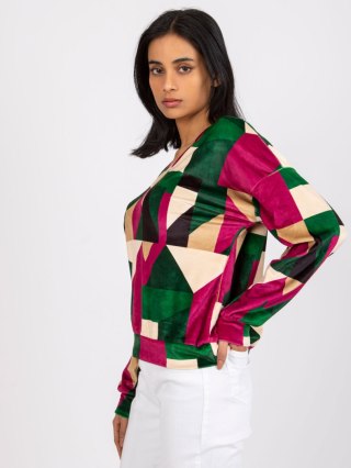 Bluzka DHJ-BZ-6550.74P ciemny zielony