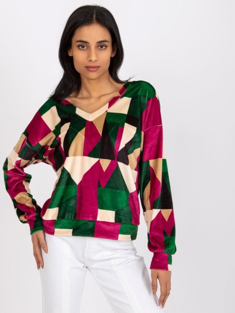 Bluzka DHJ-BZ-6550.74P ciemny zielony