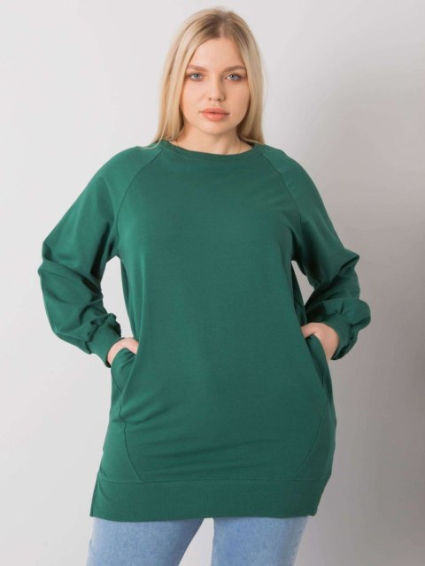 Bluzka RV-BZ-7227.95 ciemny zielony Bluzka RV-BZ-7227.95 ciemny zielony