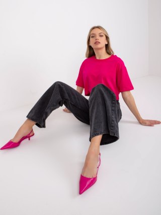 T-shirt RV-TS-7541.06 fuksjowy L