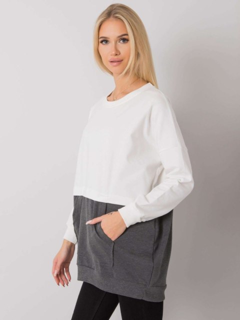 Bluza RV-BL-7197.89P biało-szary L/XL