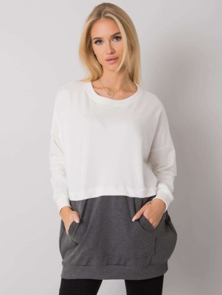 Bluza RV-BL-7197.89P biało-szary L/XL