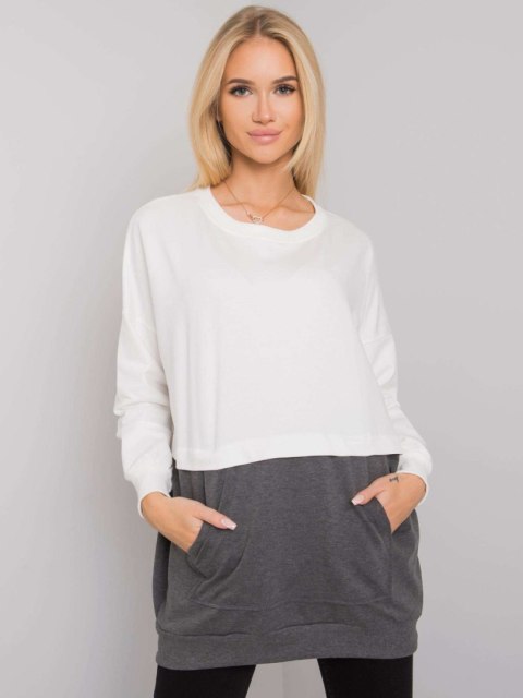 Bluza RV-BL-7197.89P biało-szary L/XL