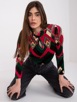 Bluzka DHJ-BZ-6291-2.32P ciemny zielony