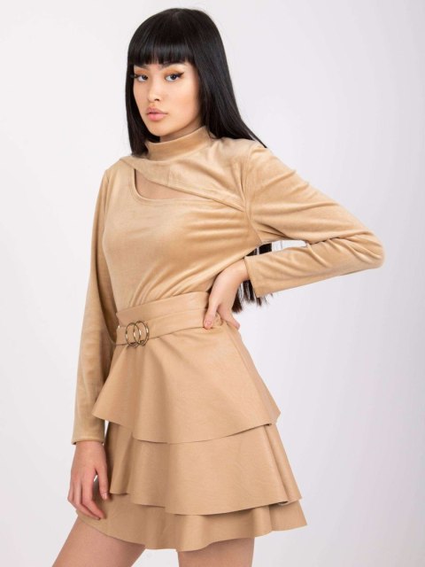 Bluzka DHJ-BZ-6561.09P camelowy