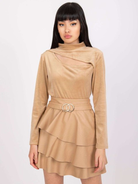 Bluzka DHJ-BZ-6561.09P camelowy