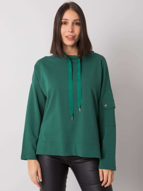 Bluzka RV-BZ-7228.64 ciemny zielony Bluzka RV-BZ-7228.64 ciemny zielony