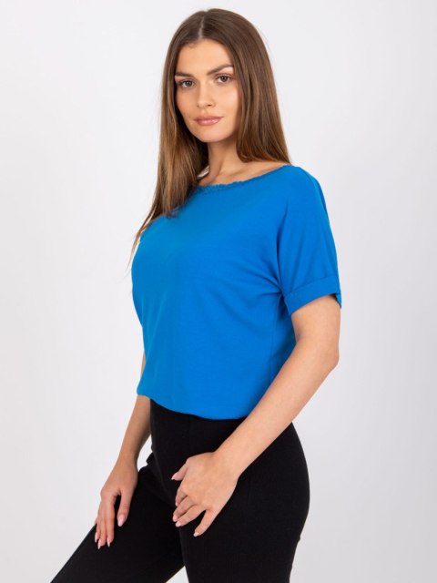 Bluzka RV-BZ-7544.00 ciemny niebieski L Bluzka RV-BZ-7544.00 ciemny niebieski L