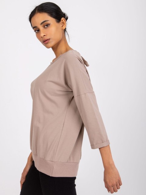 Bluzka RV-BZ-7550.58 ciemny bezowy L/XL