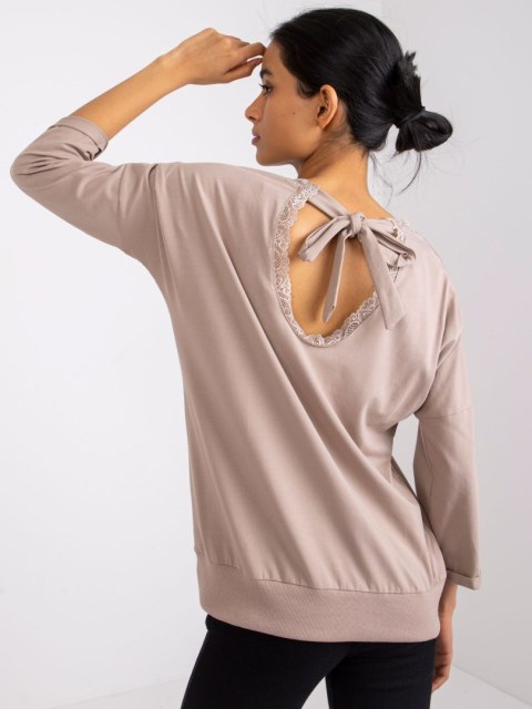 Bluzka RV-BZ-7550.58 ciemny bezowy L/XL