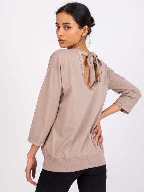 Bluzka RV-BZ-7550.58 ciemny bezowy L/XL
