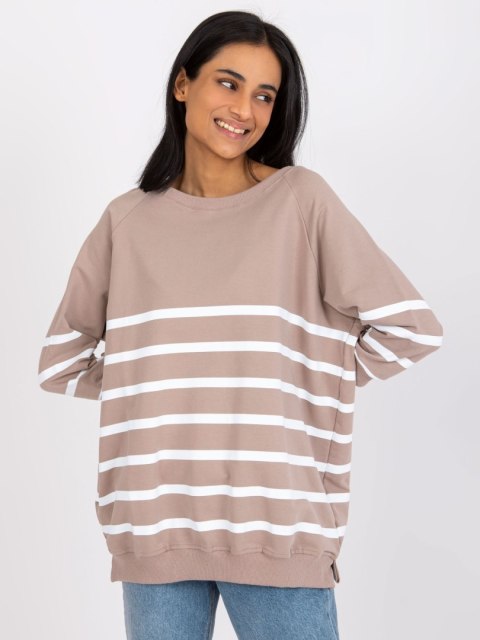 Bluzka RV-BZ-7556.68 ciemny bezowy L/XL Bluzka RV-BZ-7556.68 ciemny bezowy L/XL