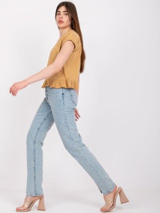 T-shirt TW-TS-1053.21X camelowy XL