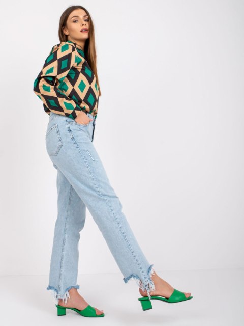 Bluzka DHJ-BZ-15256.53P czarno-zielony Bluzka DHJ-BZ-15256.53P czarno-zielony