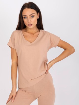 T-shirt AP-TS-A-004 camelowy L