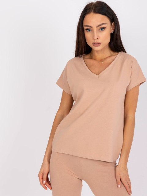 T-shirt AP-TS-A-004 camelowy XL T-shirt AP-TS-A-004 camelowy XL