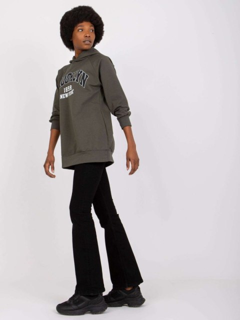 Bluza DHJ-BL-15658.35 ciemny khaki Bluza DHJ-BL-15658.35 ciemny khaki