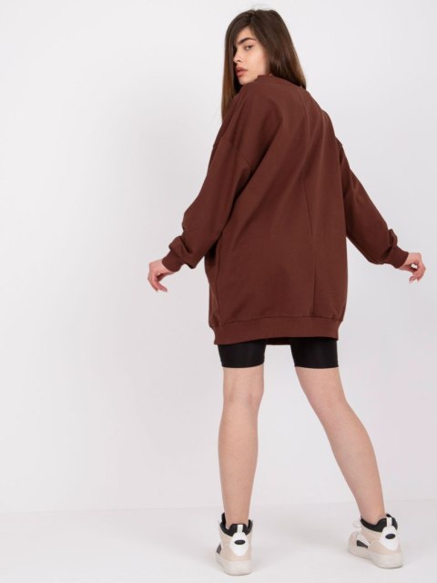 Bluza FA-BL-7649.85P ciemny brązowy Bluza FA-BL-7649.85P ciemny brązowy