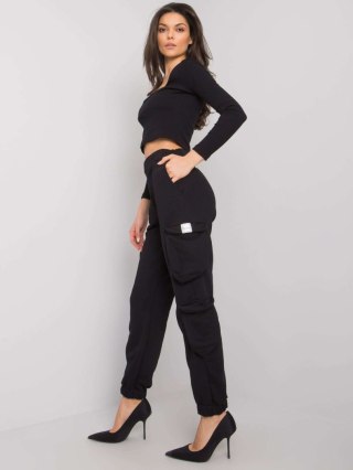 Spodnie dresowe RV-DR-7364.01P czarny L/XL