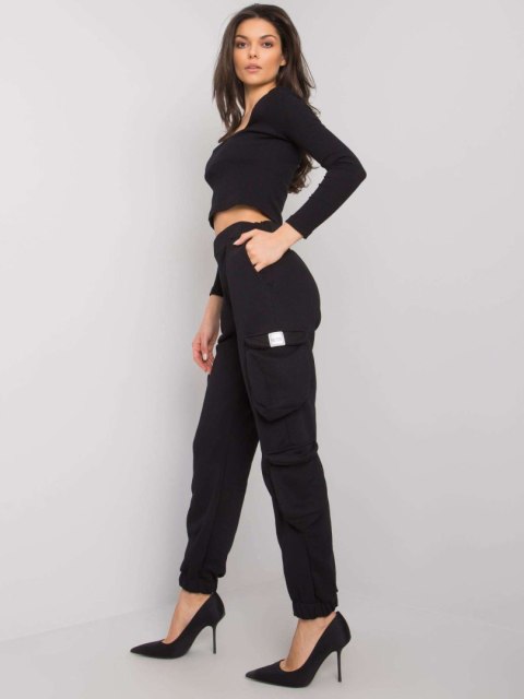 Spodnie dresowe RV-DR-7364.01P czarny S/M Spodnie dresowe RV-DR-7364.01P czarny S/M