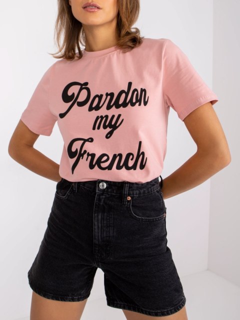 T-shirt FA-TS-7677.91P jasny różowy T-shirt FA-TS-7677.91P jasny różowy