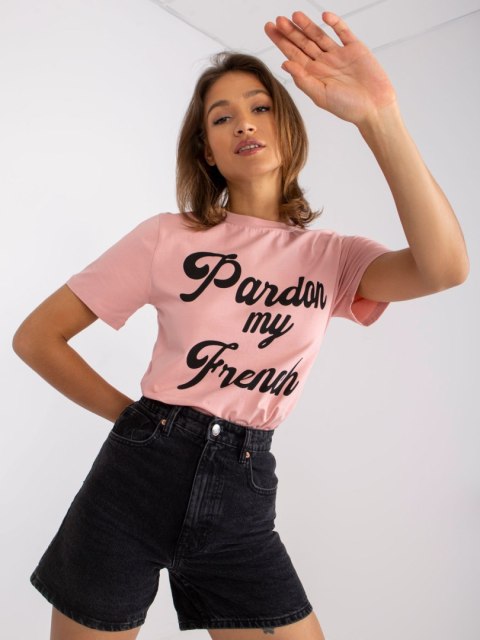 T-shirt FA-TS-7677.91P jasny różowy T-shirt FA-TS-7677.91P jasny różowy