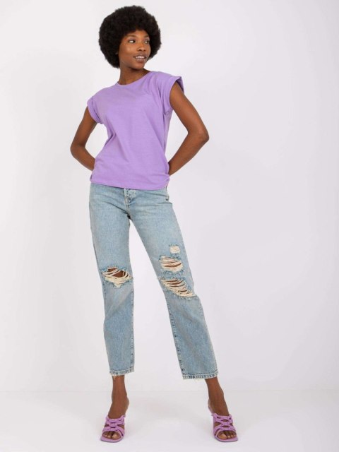 T-shirt RV-TS-4833.67P fioletowy XS T-shirt RV-TS-4833.67P fioletowy XS