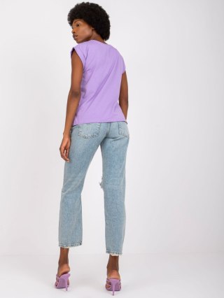 T-shirt RV-TS-4833.67P fioletowy S