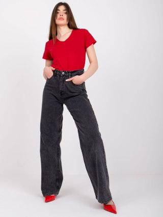 T-shirt TW-TS-1002.28X ciemny czerwony S