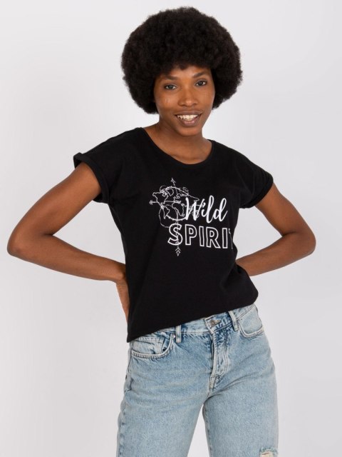 T-shirt TW-TS-1005-14.25P czarny S