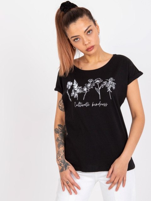 T-shirt TW-TS-1005-16.04 czarny S T-shirt TW-TS-1005-16.04 czarny S