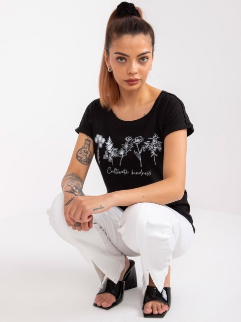 T-shirt TW-TS-1005-16.04 czarny S T-shirt TW-TS-1005-16.04 czarny S