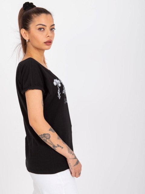T-shirt TW-TS-1005-16.04 czarny S T-shirt TW-TS-1005-16.04 czarny S
