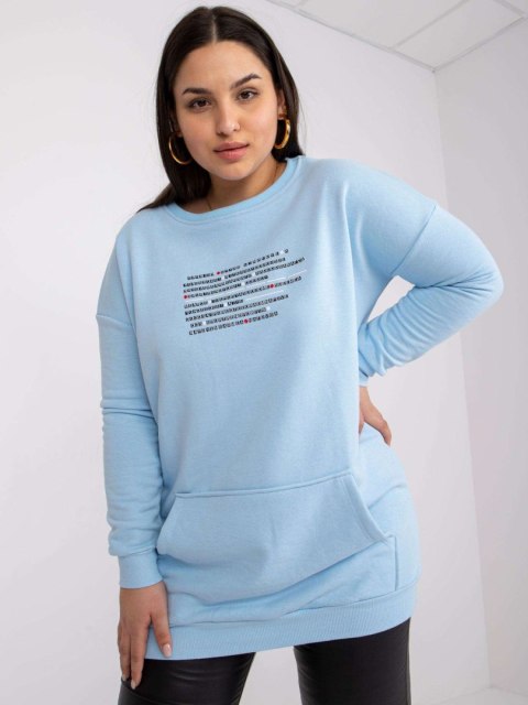 Bluza RV-BL-7124.01 jasny niebieski Bluza RV-BL-7124.01 jasny niebieski