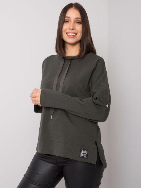 Bluzka RV-BZ-7228.64 ciemny khaki Bluzka RV-BZ-7228.64 ciemny khaki