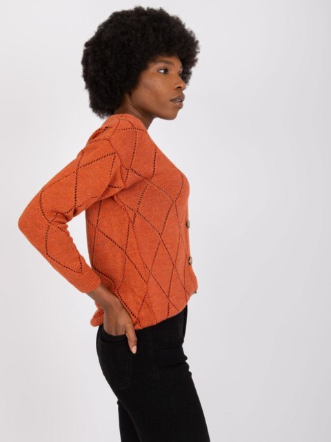 Sweter LC-SW-A10.26X ciemny pomarańczowy