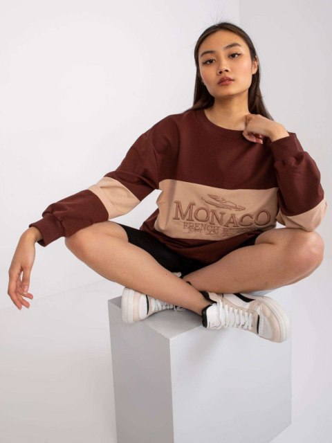 Bluza FA-BL-7629.19P ciemny brązowy Bluza FA-BL-7629.19P ciemny brązowy