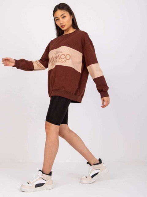 Bluza FA-BL-7629.19P ciemny brązowy Bluza FA-BL-7629.19P ciemny brązowy