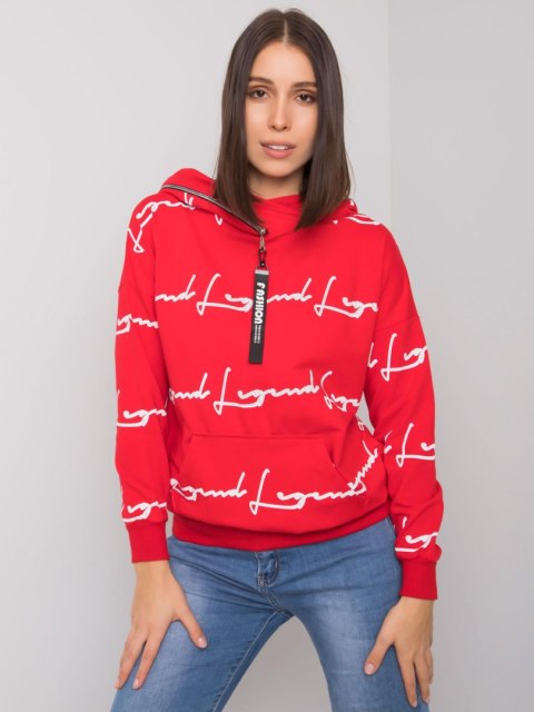 Bluza RV-BL-7127.27 czerwony Bluza RV-BL-7127.27 czerwony
