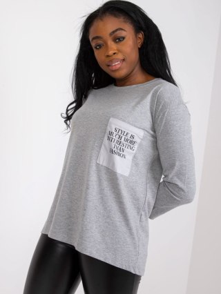Bluzka EM-BZ-N612.64P szary S/M