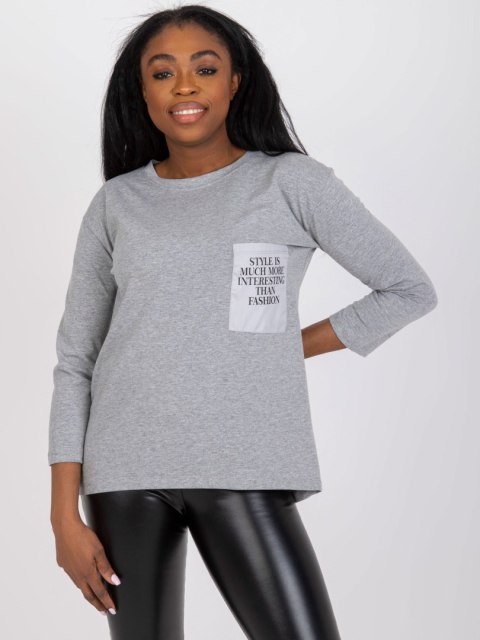 Bluzka EM-BZ-N612.64P szary S/M Bluzka EM-BZ-N612.64P szary S/M