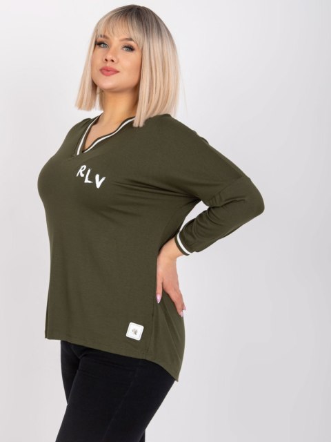 Bluzka RV-BZ-7583.63P khaki Bluzka RV-BZ-7583.63P khaki