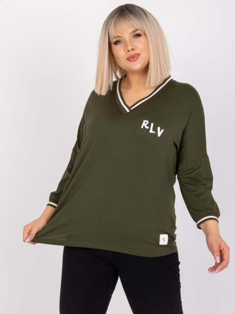 Bluzka RV-BZ-7583.63P khaki Bluzka RV-BZ-7583.63P khaki