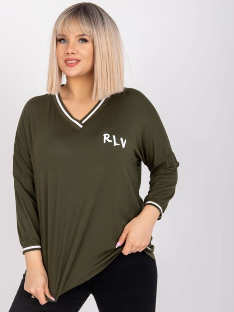 Bluzka RV-BZ-7583.63P khaki Bluzka RV-BZ-7583.63P khaki