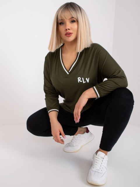 Bluzka RV-BZ-7583.63P khaki Bluzka RV-BZ-7583.63P khaki